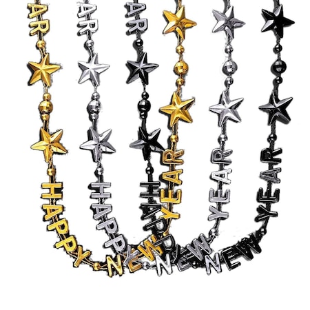 Endless Games Happy New Year Bead Necklaces EN3331680